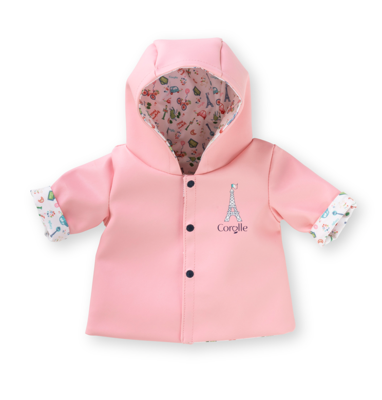 Ciré Réversible Week-end à Paris pour poupon 36 cm