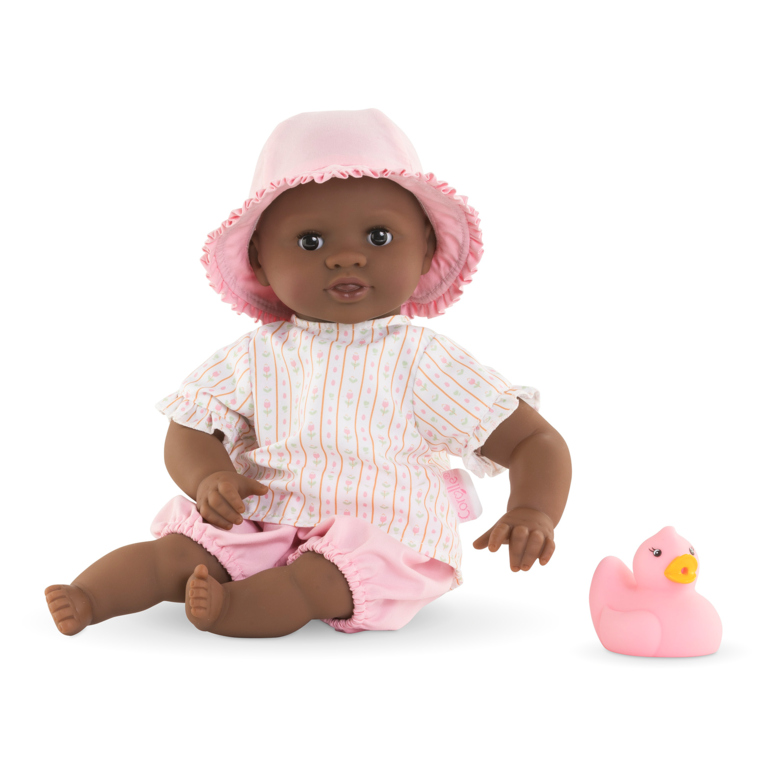 Poupon Bébé Bain Alyzée Tulipes