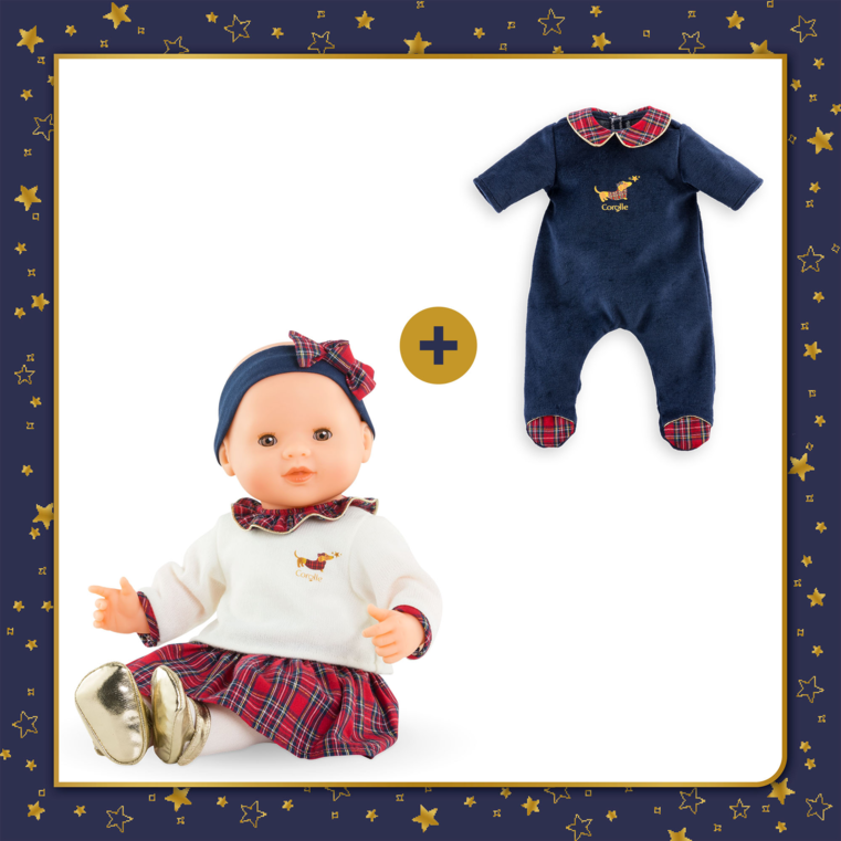 Mon Grand Poupon Suzanne et Pyjama Corolle en Fêtes
