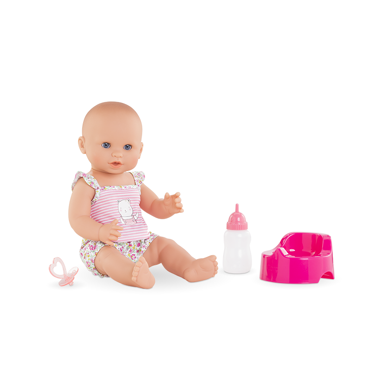 Emma fait pipi et Baignoire pour poupon