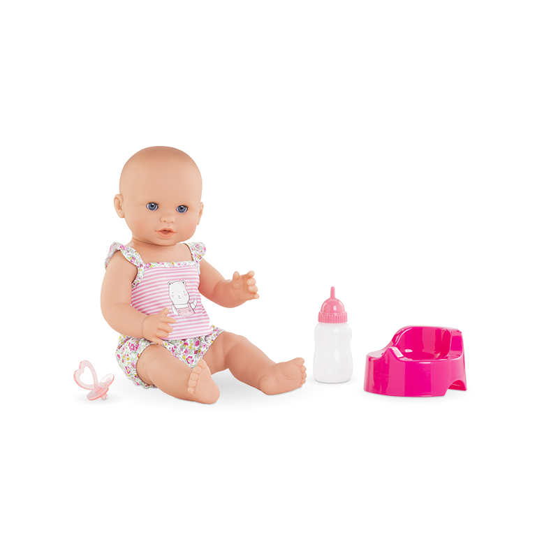 Poupon Emma fait pipi et Baignoire