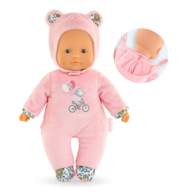 Poupon Pti'Cœur Ours Rose