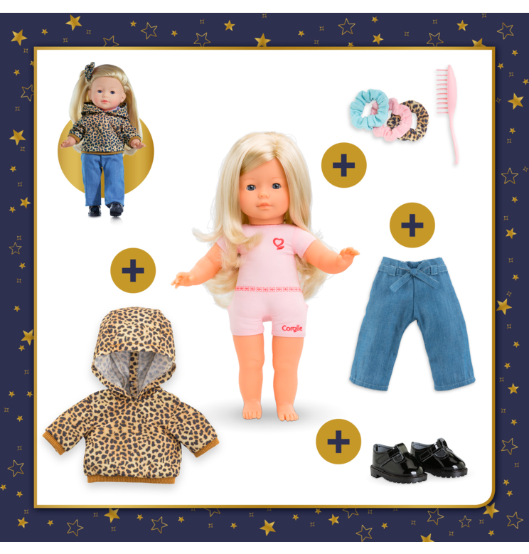 Paloma en Sweat Léopard et Jean