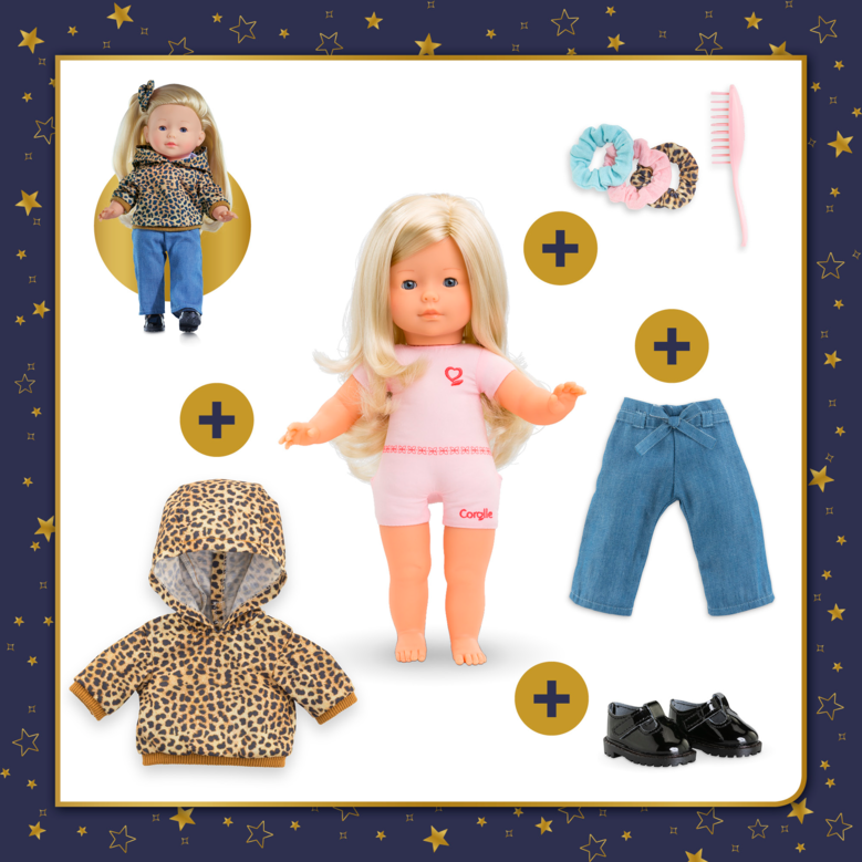 Paloma en Sweat Léopard et Jean