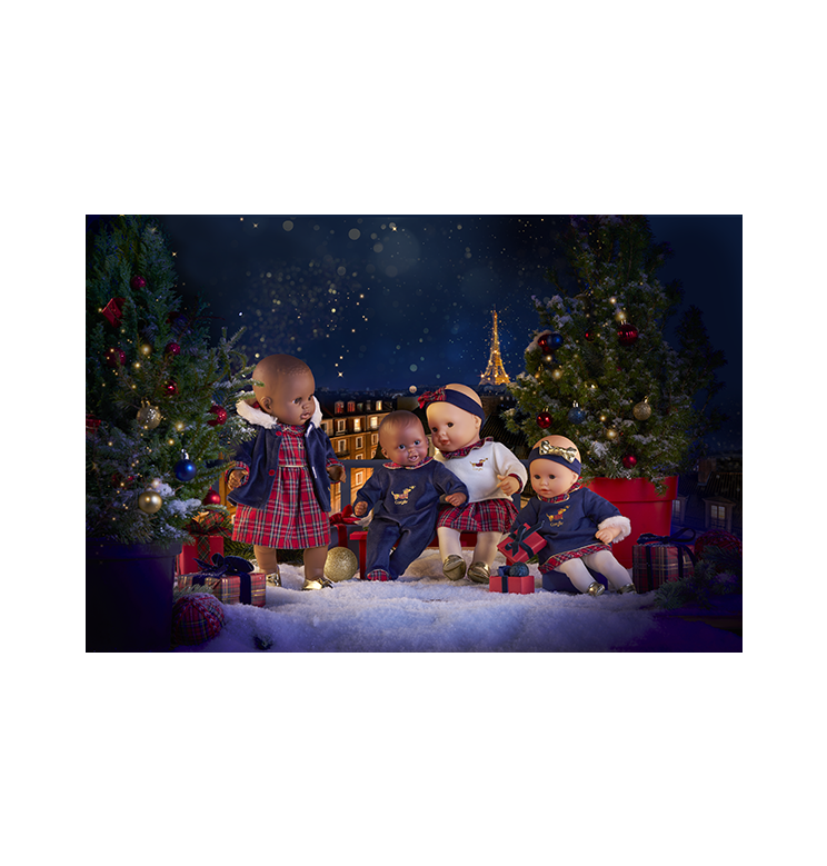 Mon Grand Poupon Suzanne et Manteau Corolle en Fêtes