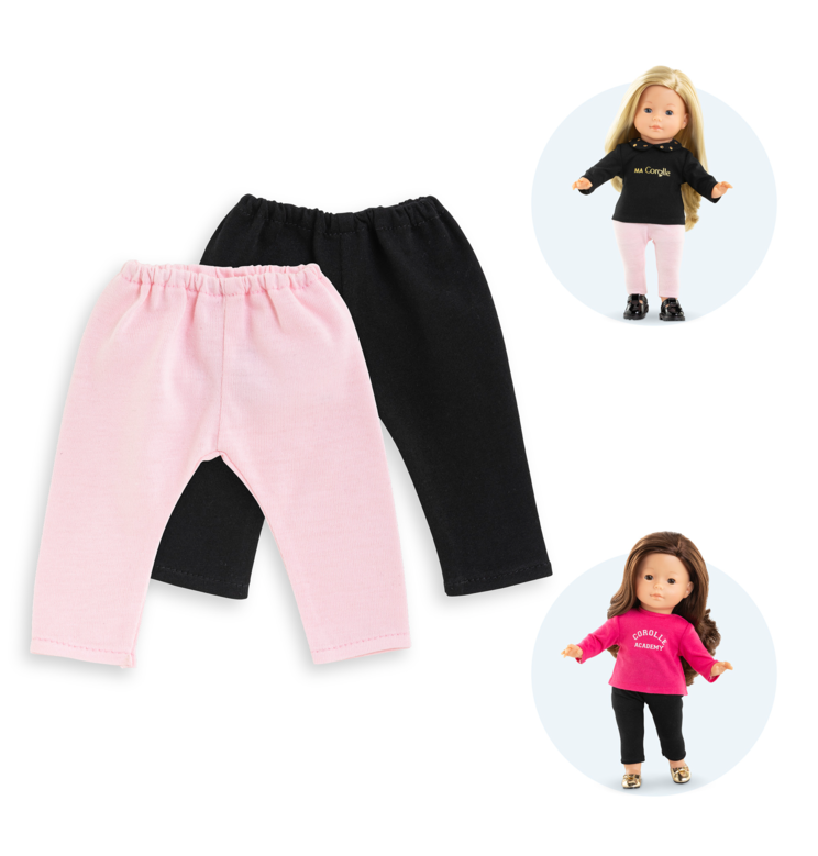 Set de 2 Leggings pour poupée ma Corolle