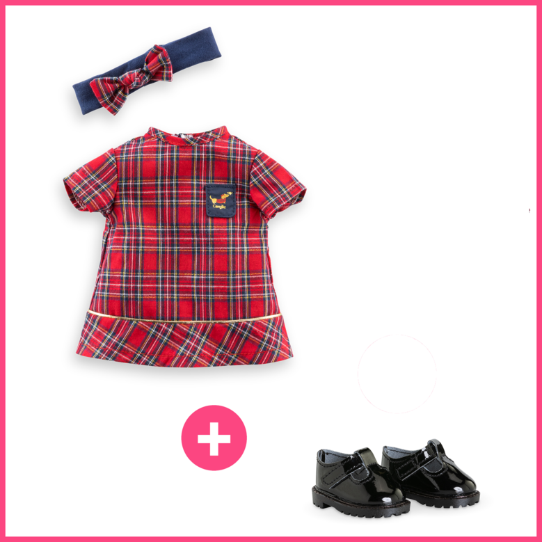 Look Robe Corolle En Fêtes & Babies pour poupée ma Corolle