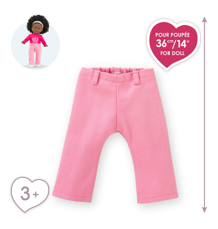 Jean Rose pour poupée ma Corolle