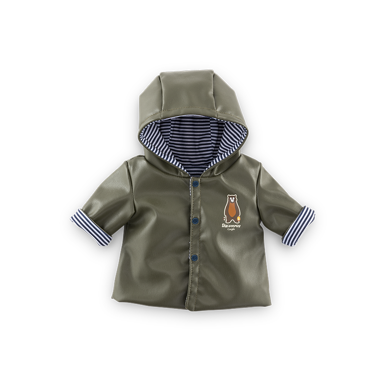 Ciré réversible Petit Explorateur pour poupon 30 cm