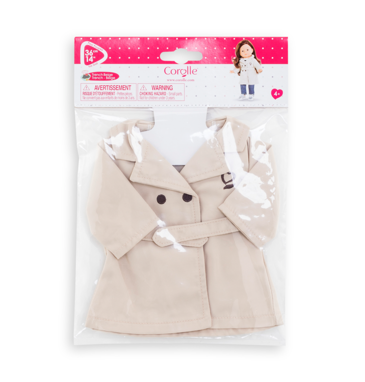 Trench Beige pour poupée ma Corolle