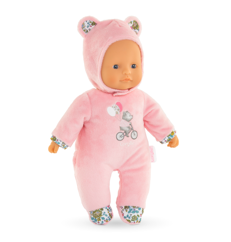 Poupon Pti'Cœur Ours Rose