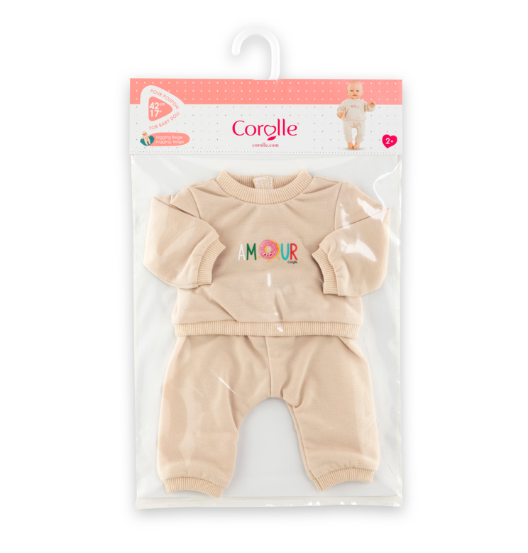 Jogging Beige pour poupon 42 cm