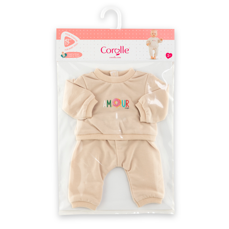 Jogging Beige pour poupon 42 cm