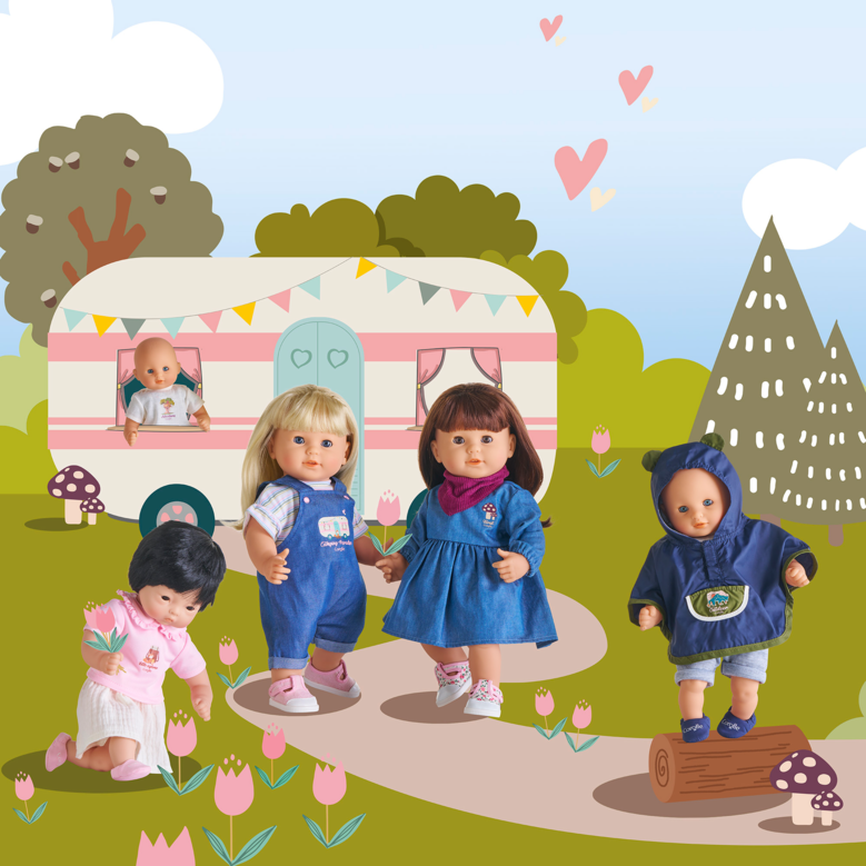 Dressing Petit Explorateur denim pour poupon 30 cm