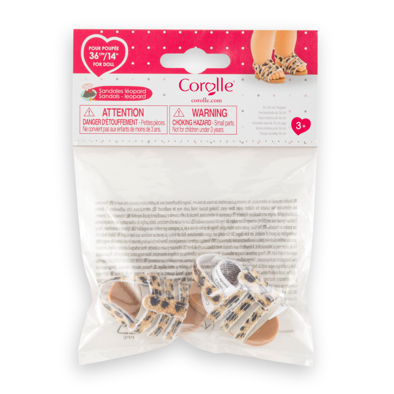 Sandales Léopard pour poupée ma Corolle