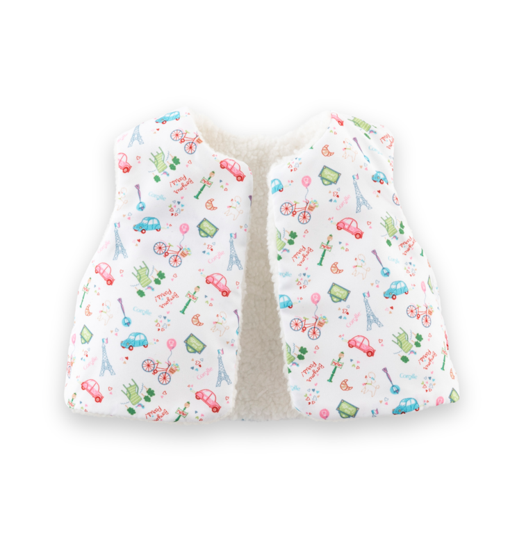 Ensemble Hiver Week-end à Paris pour poupon 36 cm