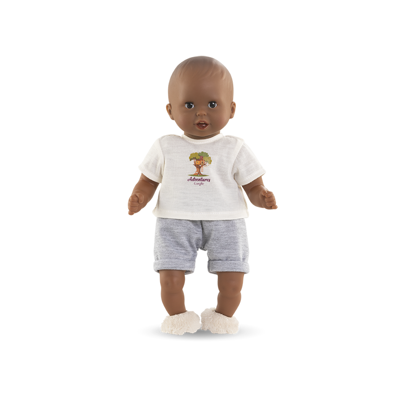 T-Shirt & Short Petit Explorateur pour poupon 30 cm