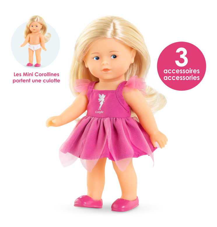 Coffret Poupée Mini Corolline Rosy Fée