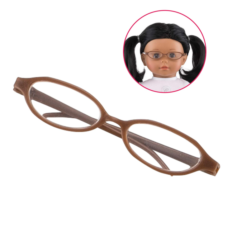 Lunettes de vue marron pour poupée ma Corolle