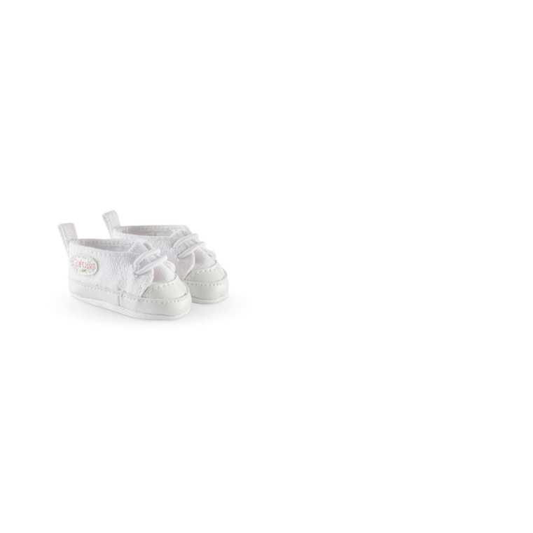 Baskets Blanches pour poupon 36 cm