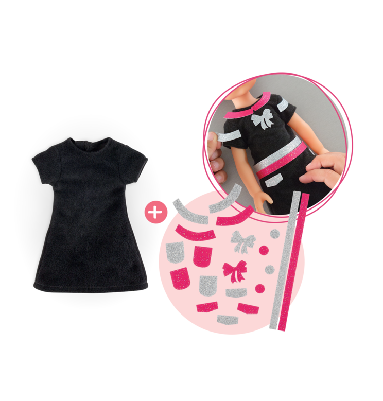 Robe à customiser pour poupée ma chérie création