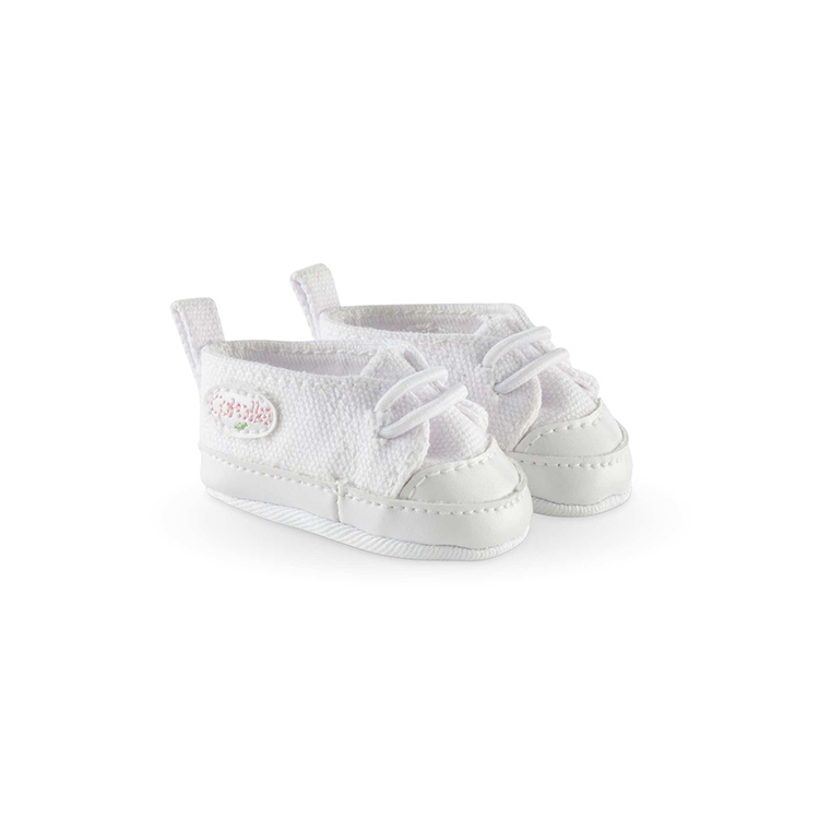 Baskets Blanches pour poupon 36 cm