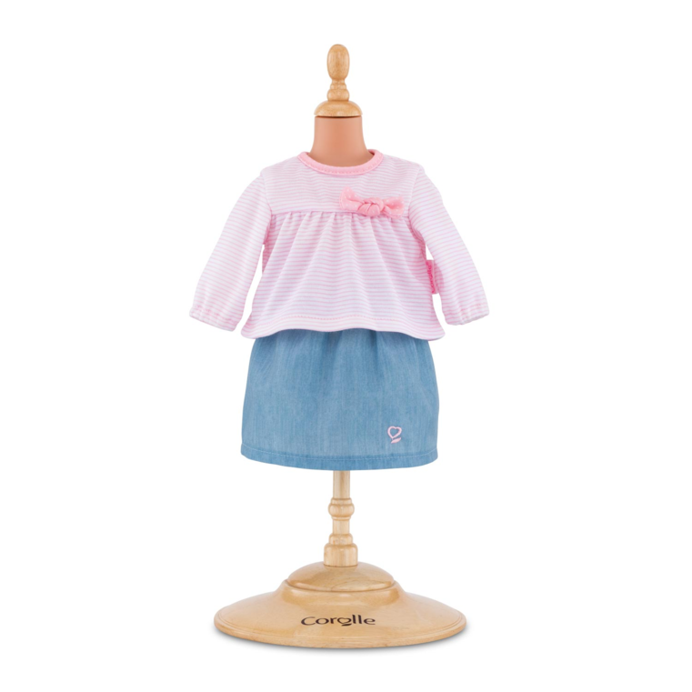 Top & Jupe pour poupon 30 cm