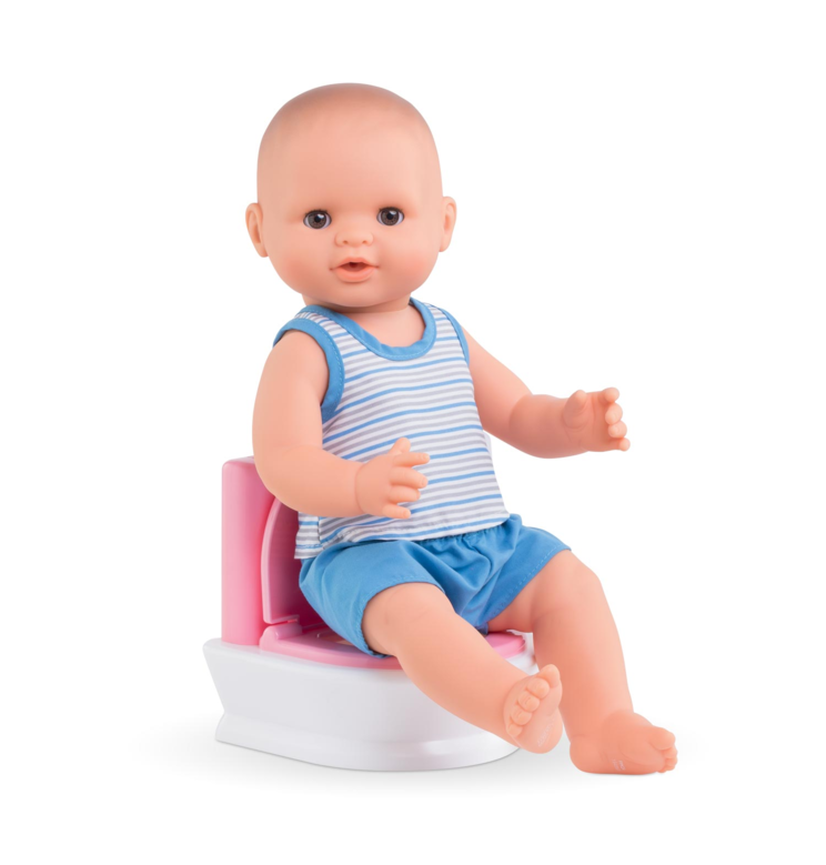 Toilettes interactives pour poupons 30 et 36 cm