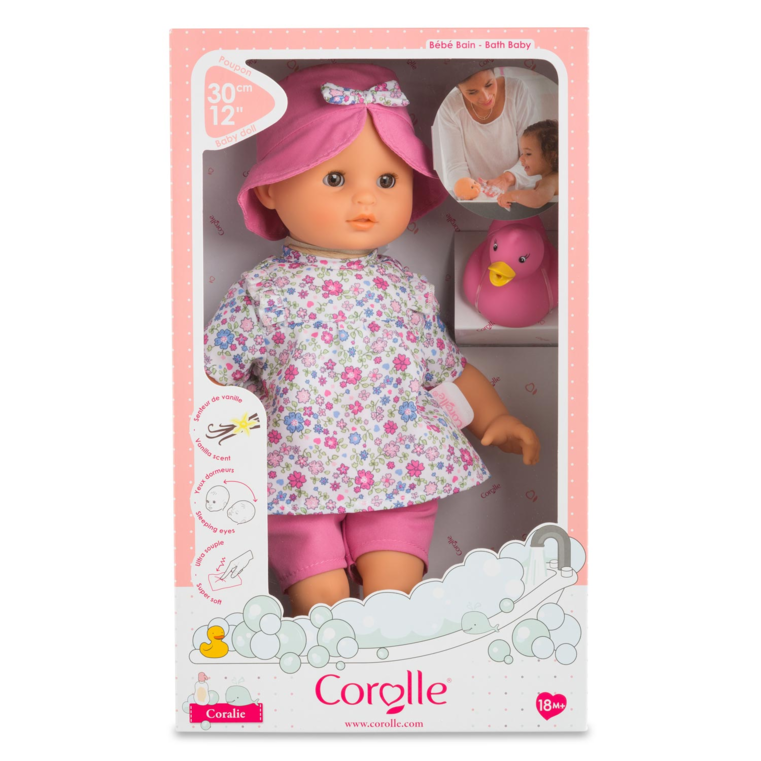 Poupon Bébé Bain Coralie Fleurs de Corolle