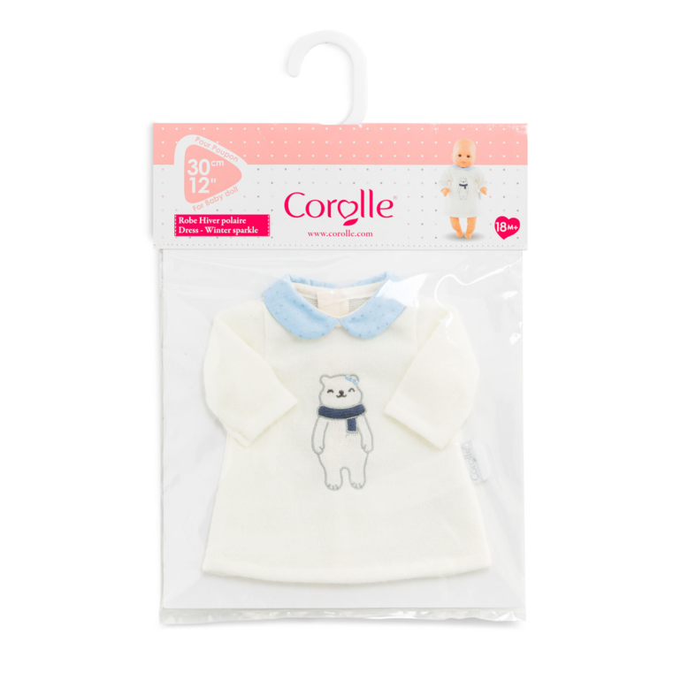 Robe Hiver Polaire pour poupon 30 cm
