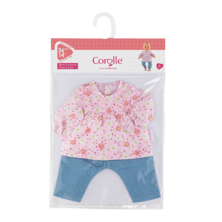 Blouse & Pantalon pour poupon 36 cm