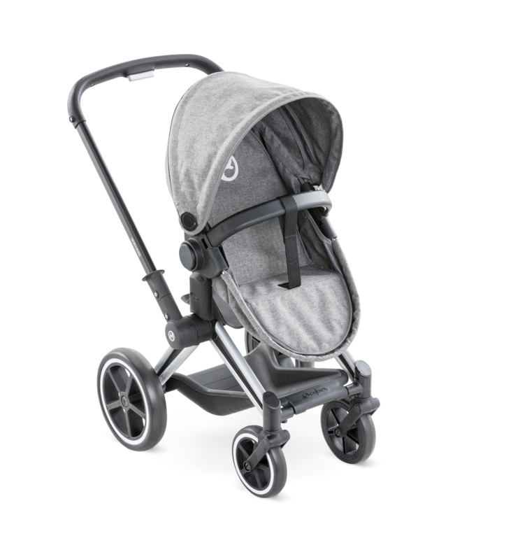 Landau 3 en 1 Cybex Priam  Gris pour poupons 36 / 42 / 52 cm