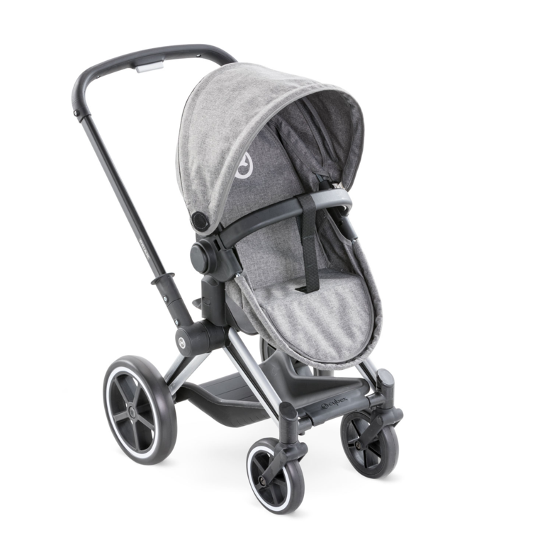 Landau 3 en 1 Cybex Priam  Gris pour poupons 36 / 42 / 52 cm
