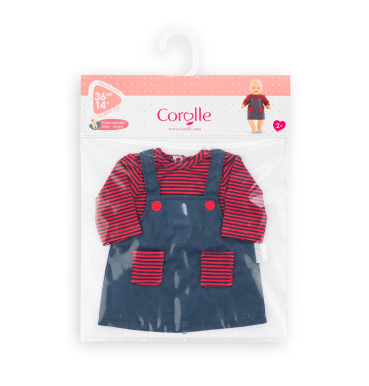 Robe Marinière pour poupon 36 cm