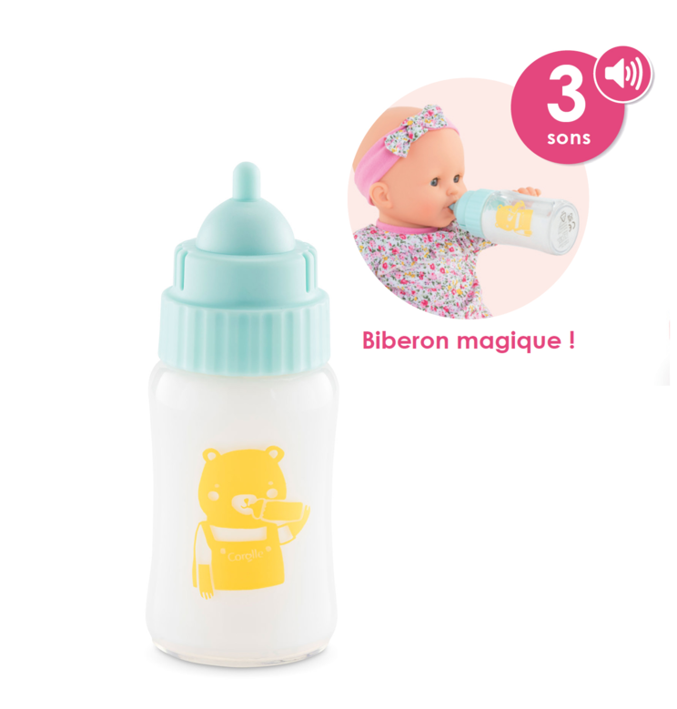 Biberon Sonore pour poupon 36 et 42 cm