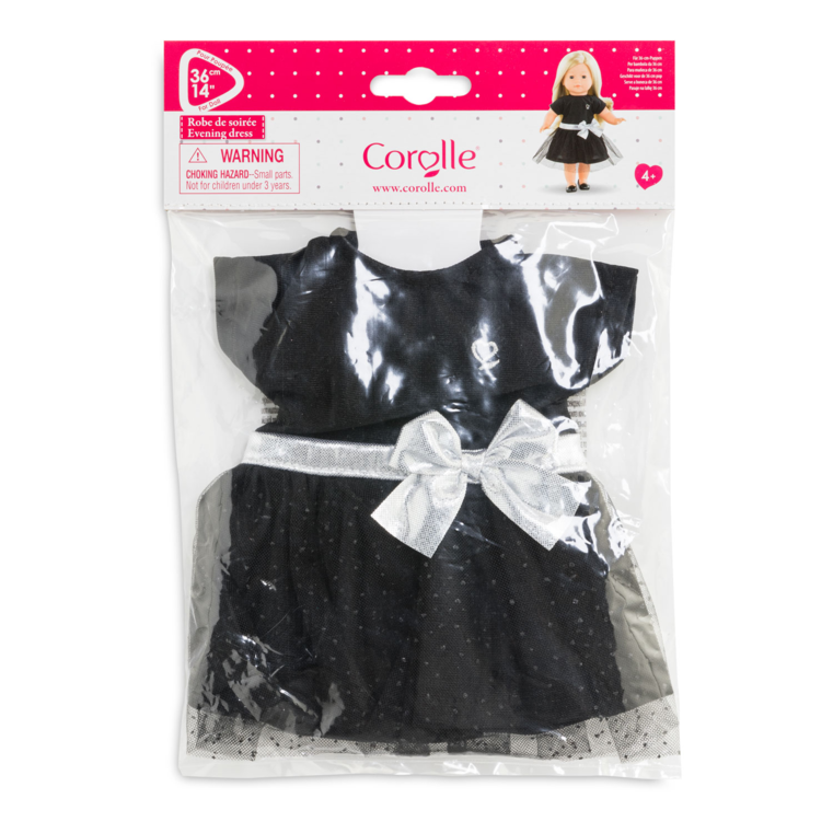 Robe de soirée noire pour poupée ma Corolle