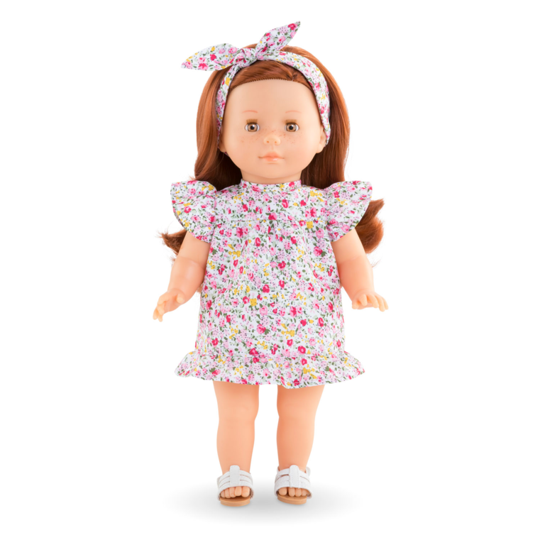 Robe Fleurie et Bandeau pour poupée ma Corolle
