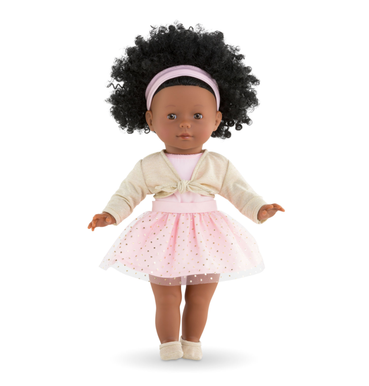 Ensemble cours de danse Rose et Or pour poupée ma Corolle