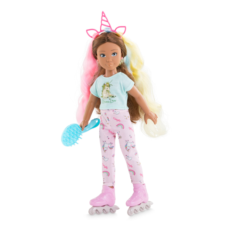 Ensemble Accessoires Coiffure Arc-en-ciel pour poupée Corolle Girls