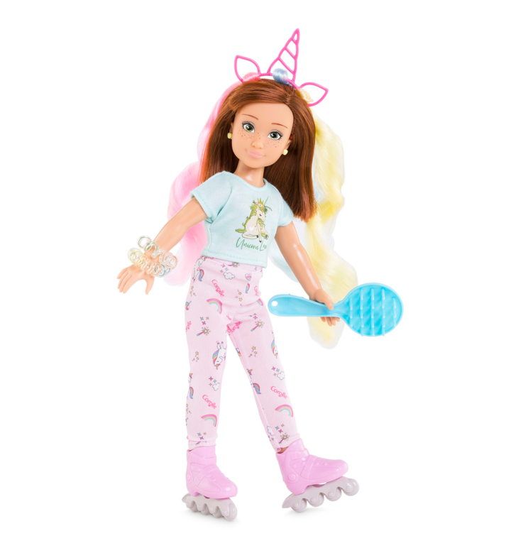 Ensemble Accessoires Coiffure Arc-en-ciel pour poupée Corolle Girls