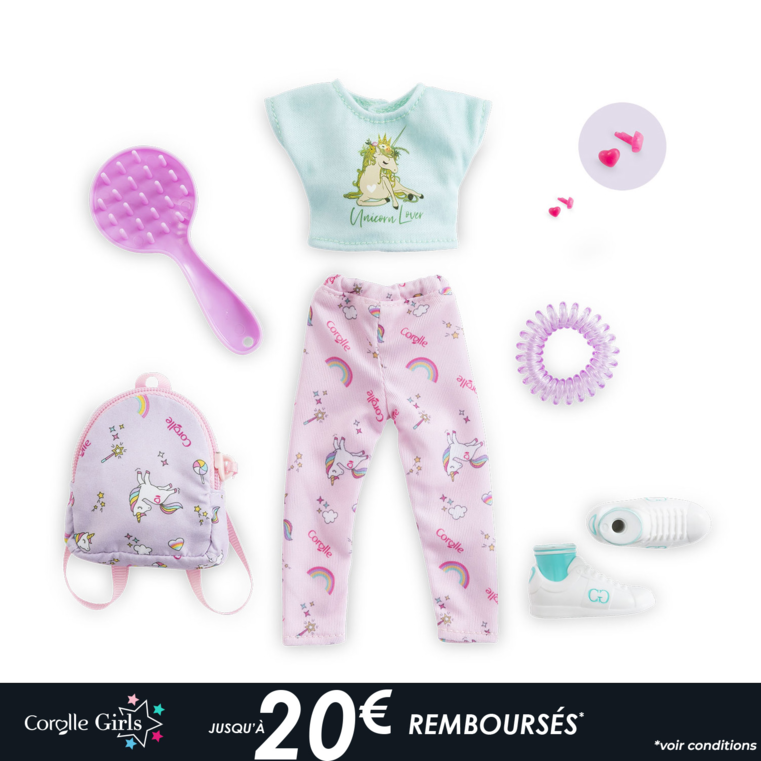 Dressing Licorne Féerique pour poupée Corolle Girls