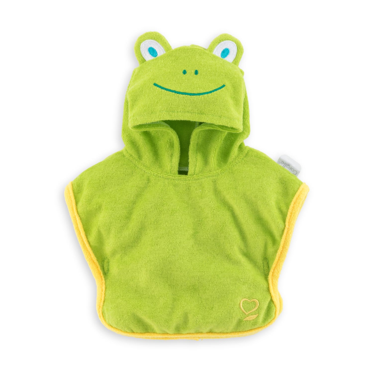 Cape de bain grenouille pour poupon 30cm