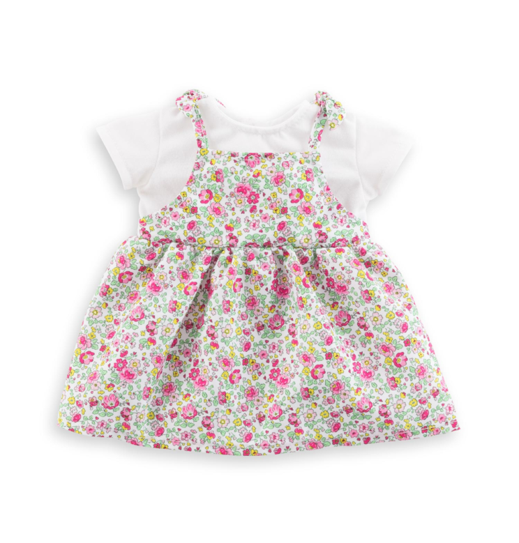 Robe Jardin en Fleurs pour poupon 36cm