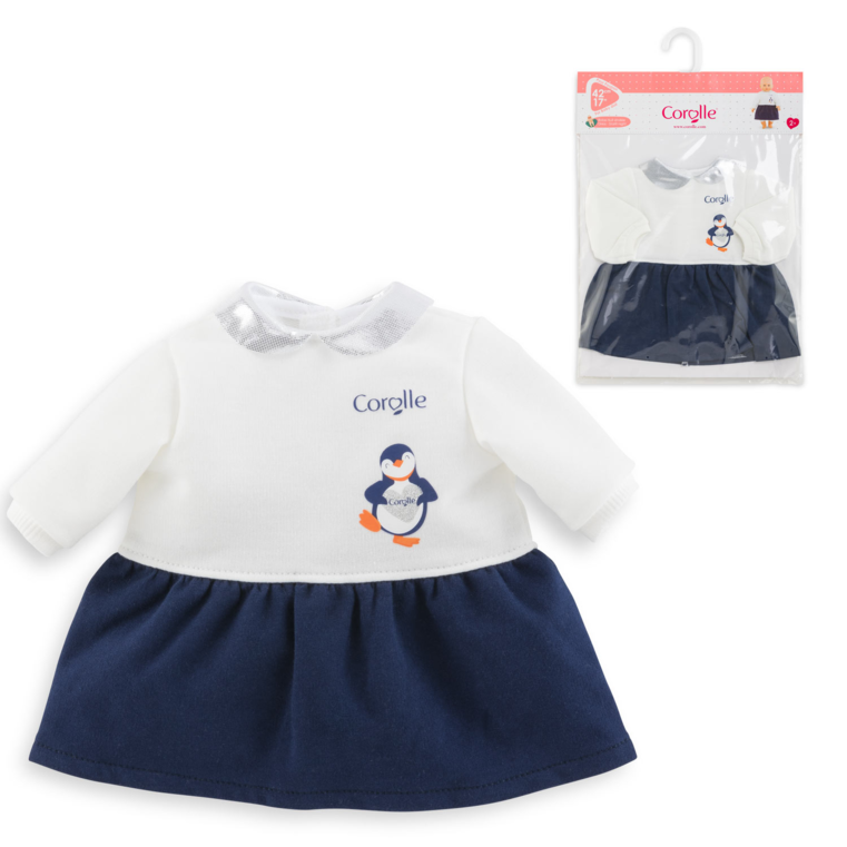 Robe Nuit Etoilée pour poupon 42 cm
