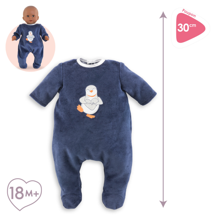 Pyjama Nuit Etoilée pour poupon 30 cm