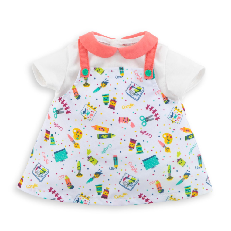 Robe Petit Artiste pour poupon 30 cm