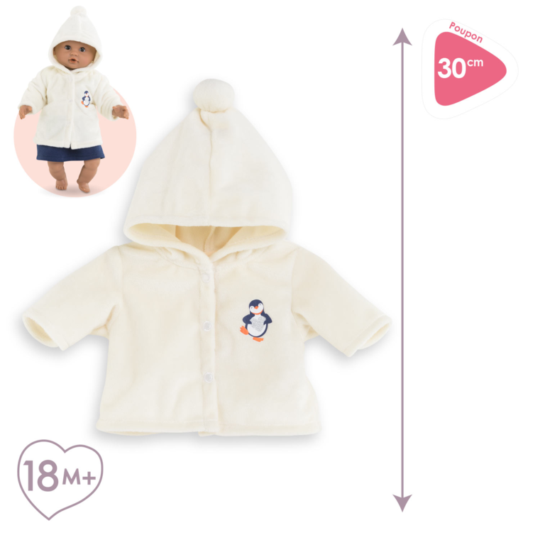 Manteau Nuit Etoilée pour poupon 30 cm