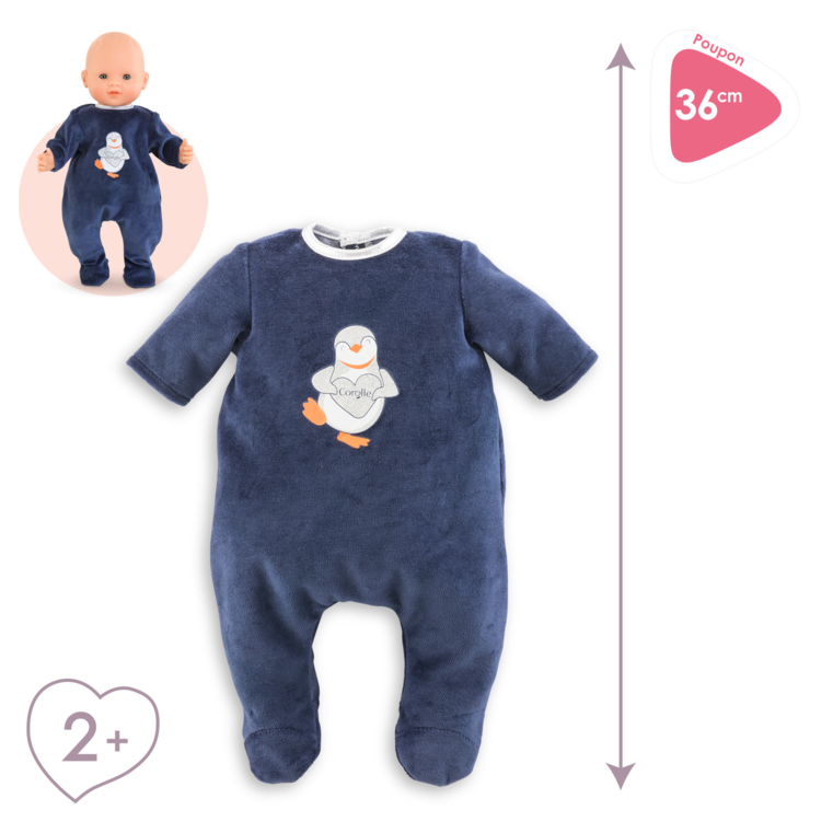 Pyjama Nuit Etoilée pour poupon 36 cm	