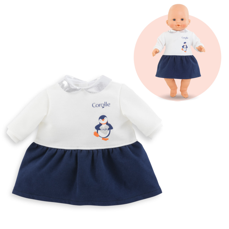 Robe Nuit Etoilée pour poupon 36 cm