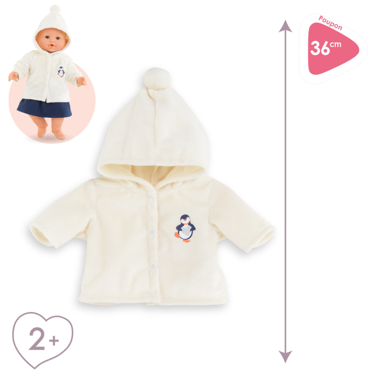 Manteau Nuit Etoilée pour poupon 36 cm